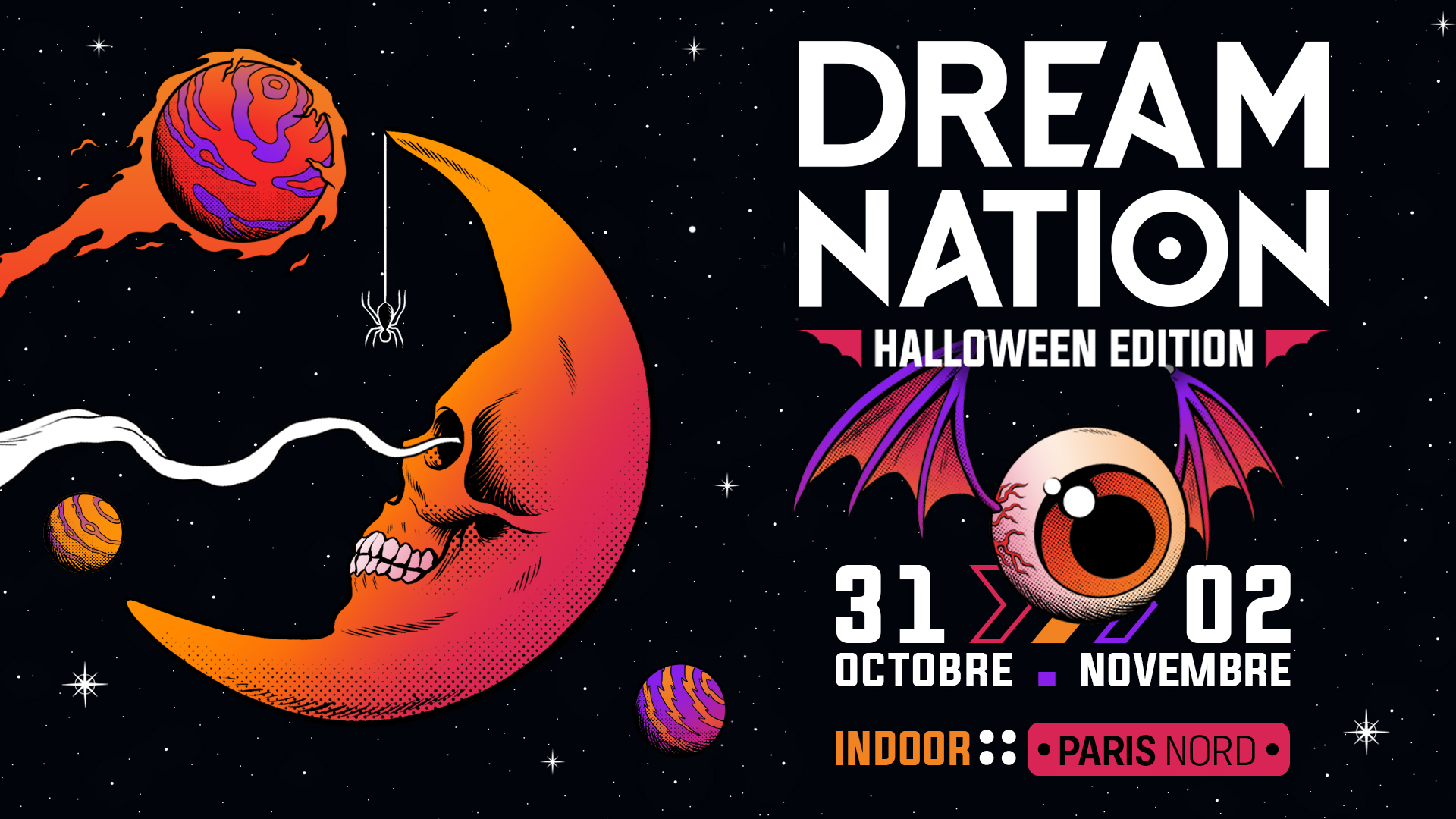 Festival Dream Nation 2024 : Édition Spéciale Halloween au Parc des Expositions Paris Nord